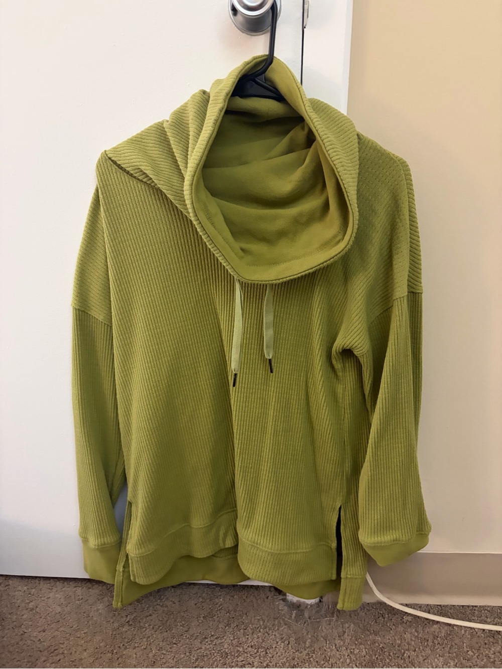 Green Mono B cowel neck sweatshirt